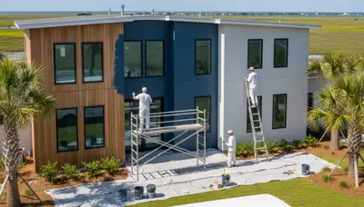 Professional house painters in Wilmington, NC providing interior and exterior painting services