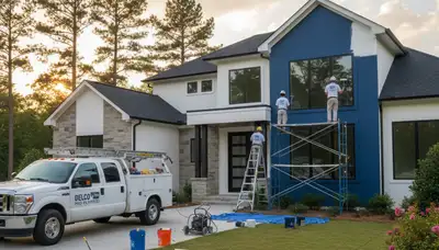 Professional house painting service in Wilmington, NC for residential exterior and interior painting