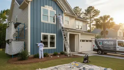House painters in Wilmington, NC providing professional residential painting services