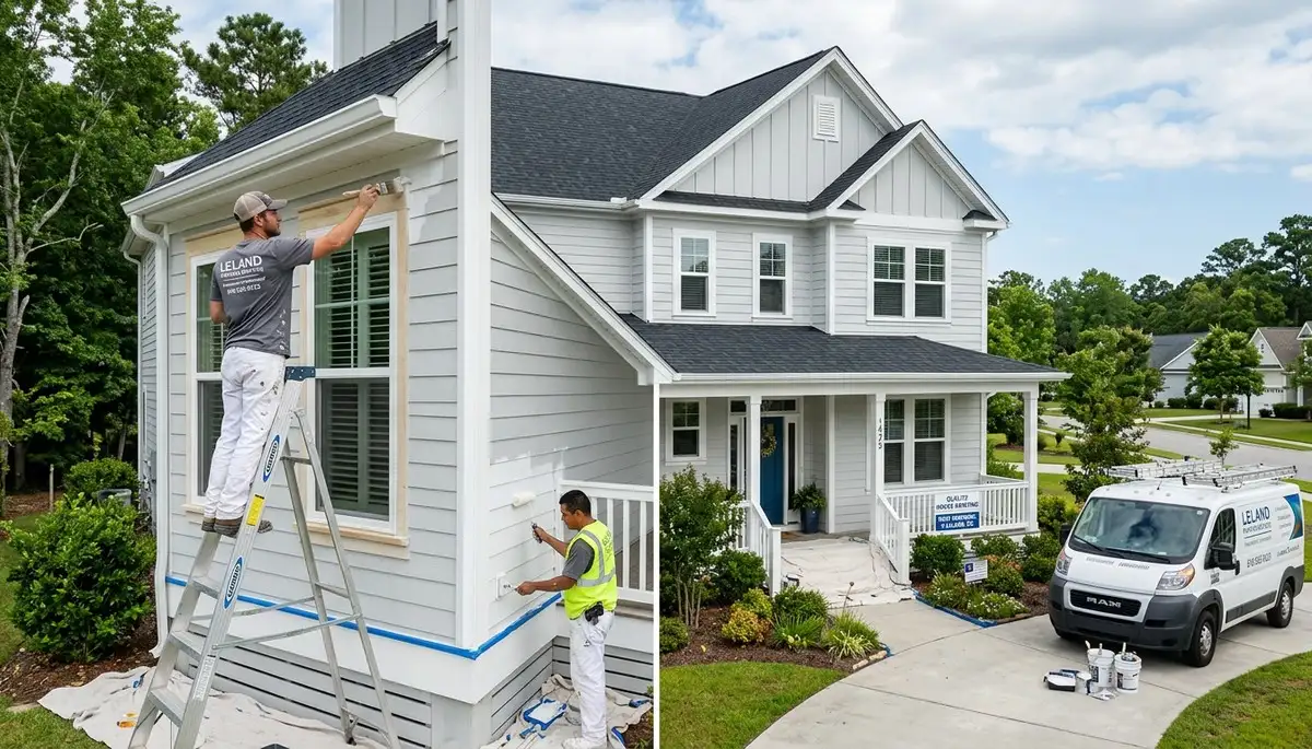 Professional house painters in Wilmington NC providing expert exterior home painting services