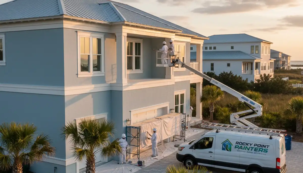 Professional house painters in Wilmington, NC providing interior and exterior painting services