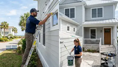 Professional house painters in Wilmington NC providing exterior home painting services