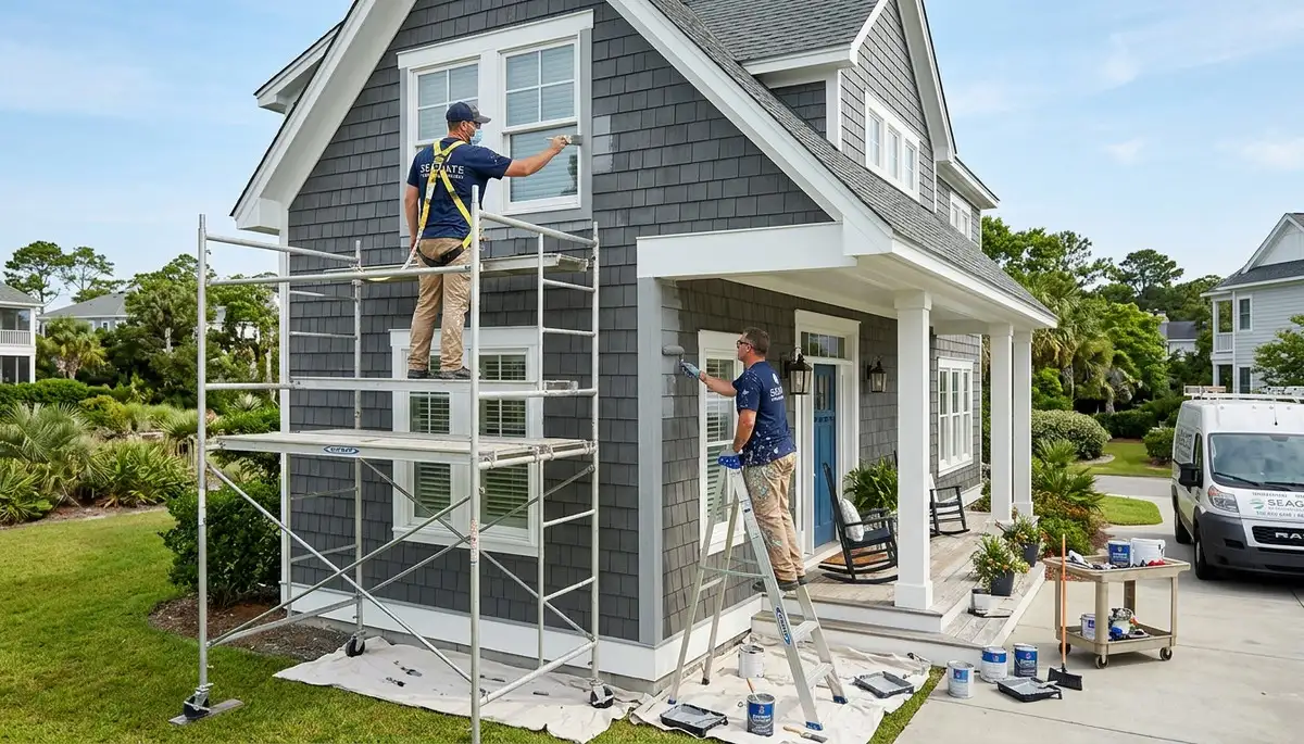 Professional house painters in Wilmington NC providing expert exterior home painting services