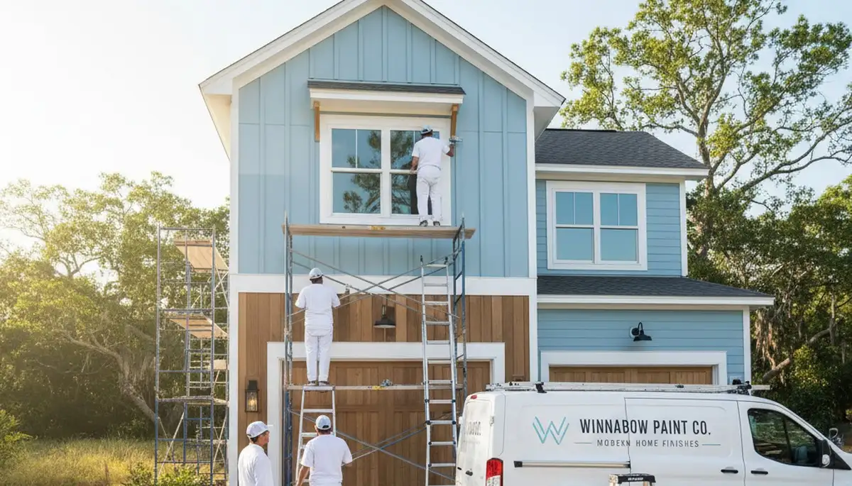 Professional house painters serving Wilmington, NC for residential interior and exterior painting services