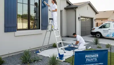 Professional shutter painting on coastal home in Wilmington, NC for durable, sun‑resistant finish