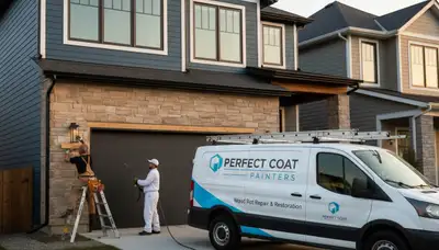 Wood rot repair on coastal home exterior by professional painters in Wilmington, NC